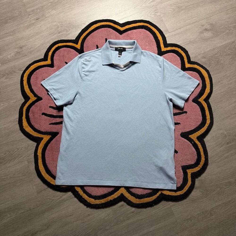 Polo Ralph Lauren RLX Performance Polo Shirt Size Large Blue